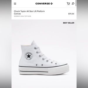 High top platform converse